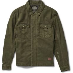 Roland Sands Pismo Riding Shirt -Motorcycle Riding Clothing pismo riding shirt dark olive 02 00115 rn 2 2