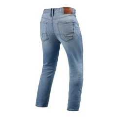 Revit Piston Jeans -Motorcycle Riding Clothing piston jeans light blue used fpj038 6311 28 1