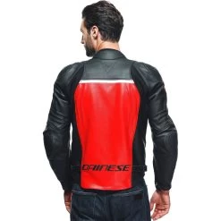 Dainese Racing 4 Leather Jacket -Motorcycle Riding Clothing racing 4 leather jacket lava red black 1533848 c36 44 3