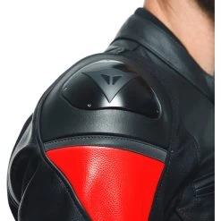 Dainese Racing 4 Leather Jacket -Motorcycle Riding Clothing racing 4 leather jacket lava red black 1533848 c36 44 4