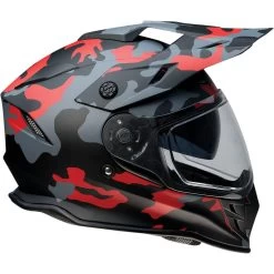 Z1R Range Camo Helmet -Motorcycle Riding Clothing range camo helmet red 0140 0093 1