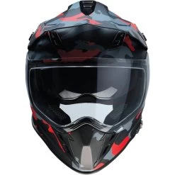 Z1R Range Camo Helmet -Motorcycle Riding Clothing range camo helmet red 0140 0093 2