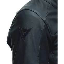 Dainese Razon 2 Leather Jacket -Motorcycle Riding Clothing razon 2 leather jacket black 1533878 001 46 4