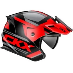 CKX Razor-X Slant Helmet -Motorcycle Riding Clothing razor x slant helmet matte red 520261