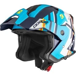 CKX Razor-X Tropic Helmet -Motorcycle Riding Clothing razor x tropic helmet gloss blue 515021 2
