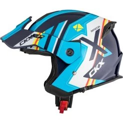 CKX Razor-X Tropic Helmet -Motorcycle Riding Clothing razor x tropic helmet gloss blue 515021 3