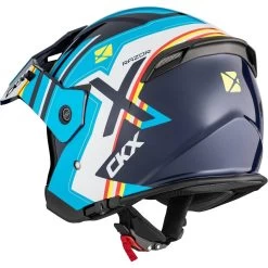 CKX Razor-X Tropic Helmet -Motorcycle Riding Clothing razor x tropic helmet gloss blue 515021 4