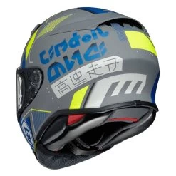 Shoei RF-1400 Accolade Helmet 9 Shoei RF-1400 Accolade Helmet -Motorcycle Riding Clothing rf 1400 accolade helmet grey blue yellow r140acold 10 1 snl 3