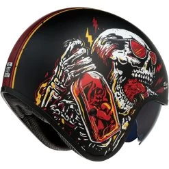 Z1R Saturn SV Devil Made Me Helmet -Motorcycle Riding Clothing saturn sv devil made me helmet black red 0104 2816 5 2022 172737