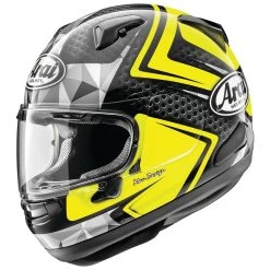 Arai Signet-X Dyno Helmet -Motorcycle Riding Clothing signet x dyno helmet hi viz yellow xs