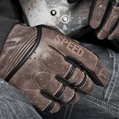 Speed And Strength Rust And Redemption Leather Gloves -Motorcycle Riding Clothing speed and strength rust and redemption leather gloves brown s 878621 2