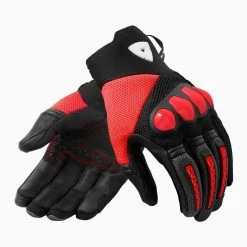 Revit Speedart Air Gloves -Motorcycle Riding Clothing speedart air gloves black hi viz red fgs188 1270 s