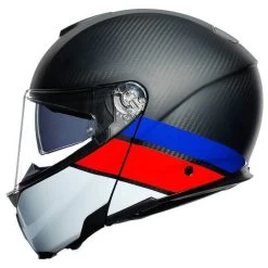 AGV Sportmodular Carbon Layer Helmet -Motorcycle Riding Clothing sportmodular carbon layer helmet black red blue 211201o2iy0090049 2