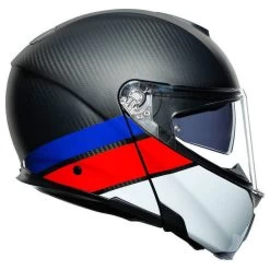 AGV Sportmodular Carbon Layer Helmet -Motorcycle Riding Clothing sportmodular carbon layer helmet black red blue 211201o2iy0090049 4