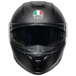 AGV Sportmodular Carbon Refractive Helmet -Motorcycle Riding Clothing sportmodular carbon refractive helmet black silver 1201o2iy 007 xs 4