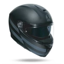 AGV Sportmodular Carbon Refractive Helmet -Motorcycle Riding Clothing sportmodular carbon refractive helmet carbon black 211201o2iy014xs