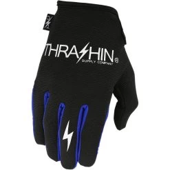 Thrashin Supply Stealth Gloves 18 Thrashin Supply Stealth Gloves -Motorcycle Riding Clothing stealth gloves black blue sv1 04 08