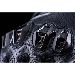 Five Stunt EVO 2 Leather Vented Gloves -Motorcycle Riding Clothing stunt evo 2 leather vented gloves black s 6