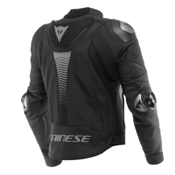 Dainese Super Speed 4 Leather Jacket -Motorcycle Riding Clothing super speed 4 leather jacket black matt charcoal gray