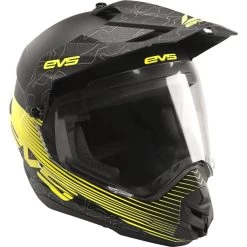 EVS T5 Venture Arise Dual Sport Helmet -Motorcycle Riding Clothing t5 venture arise dual sport helmet black xs dshe18va bk xs 1