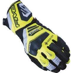 Five TFX1 GTX Gloves -Motorcycle Riding Clothing tfx1 gtx gloves fluo yellow grey 0521049208 2