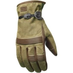 Roland Sands Truman Waxed Cotton Gloves -Motorcycle Riding Clothing truman waxed cotton gloves ranger tobacco 0802 2109 0652
