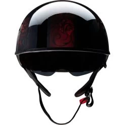 Z1R Vagrant Red Catrina Helmet -Motorcycle Riding Clothing vagrant red catrina helmet black red 0103 1313 2