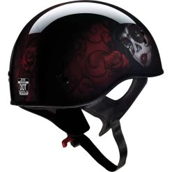 Z1R Vagrant Red Catrina Helmet -Motorcycle Riding Clothing vagrant red catrina helmet black red 0103 1313 4