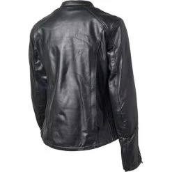 Roland Sands Womens Argonne 74 Leather Jacket -Motorcycle Riding Clothing womens argonne 74 leather jacket black 02 00138 bk 2 1