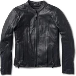 Roland Sands Womens Argonne 74 Leather Jacket -Motorcycle Riding Clothing womens argonne 74 leather jacket black 02 00138 bk 2 2