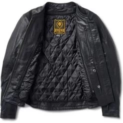 Roland Sands Womens Argonne 74 Leather Jacket -Motorcycle Riding Clothing womens argonne 74 leather jacket black 02 00138 bk 2 3