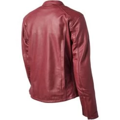 Roland Sands Womens Argonne 74 Leather Jacket -Motorcycle Riding Clothing womens argonne 74 leather jacket merlot 02 00138 mt 2 1