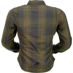 Z1R Womens Ashwood Flannel Shirt -Motorcycle Riding Clothing womens ashwood flannel shirt olive 3041 0684 2