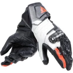 Dainese Womens Carbon 4 Long Leather Gloves -Motorcycle Riding Clothing womens carbon 4 long leather gloves black white hi viz red 2815957 n32 l 4