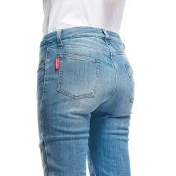 Dainese Womens Denim Stone Slim Textile Pants -Motorcycle Riding Clothing womens denim stone slim textile pants light blue 2755162 o75 24 10
