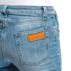 Dainese Womens Denim Stone Slim Textile Pants -Motorcycle Riding Clothing womens denim stone slim textile pants light blue 2755162 o75 24 9