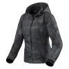 Revit Womens Flare 2 Jacket -Motorcycle Riding Clothing womens flare 2 jacket camo black grey fjt281 4510 l34
