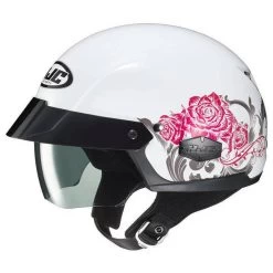 HJC IS-Cruiser Fior Helmet 9 HJC IS-Cruiser Fior Helmet -Motorcycle Riding Clothing womens is cruiser fior helmet white pink 0103 1303