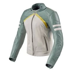 Revit Womens Meridian Jacket -Motorcycle Riding Clothing womens meridian jacket white green fjl106 3400 l34 2020 132426