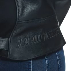 Dainese Womens Racing 4 Leather Jacket -Motorcycle Riding Clothing womens racing 4 leather jacket black aqua green 2533848 26f 38 10