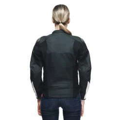 Dainese Womens Rapida Leather Jacket -Motorcycle Riding Clothing womens rapida leather jacket matte black matte black white 2533874 22a 38 2