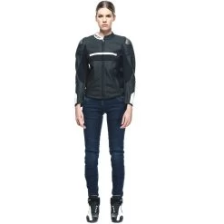 Dainese Womens Rapida Perforated Leather Jacket 15 Dainese Womens Rapida Perforated Leather Jacket -Motorcycle Riding Clothing womens rapida perforated leather jacket matte black matte black white 2533875 22a 38 2