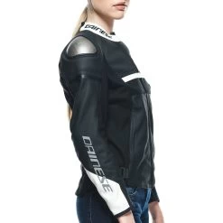 Dainese Womens Rapida Perforated Leather Jacket 17 Dainese Womens Rapida Perforated Leather Jacket -Motorcycle Riding Clothing womens rapida perforated leather jacket matte black matte black white 2533875 22a 38 4