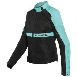Dainese Womens Ribelle Air Tex Jacket -Motorcycle Riding Clothing womens ribelle air tex jacket black aqua green 2735245 26f 38